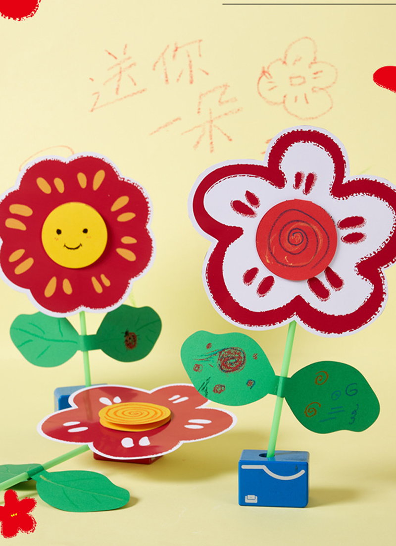 父母親節禮物diy溫馨祝福花束卡片材料包 M6355