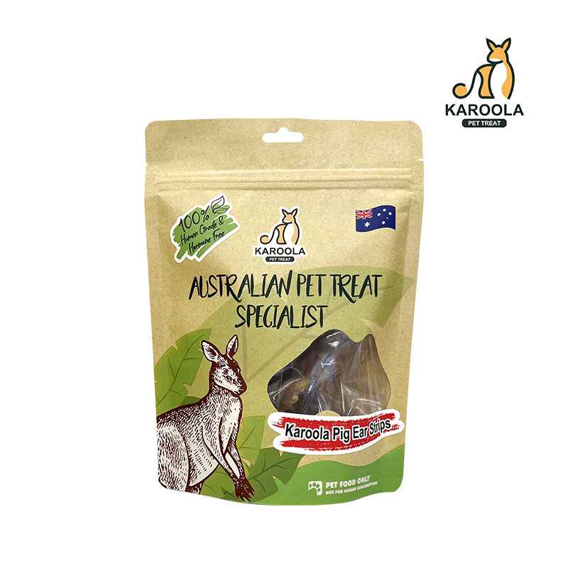 Karoola．Pig Ear Strips 豬耳條80g