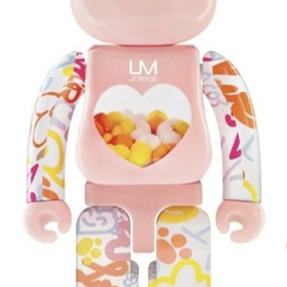 BE@RBRICK x UM Junior Macau 2021 UM愛心庫柏力克熊100% & 400%