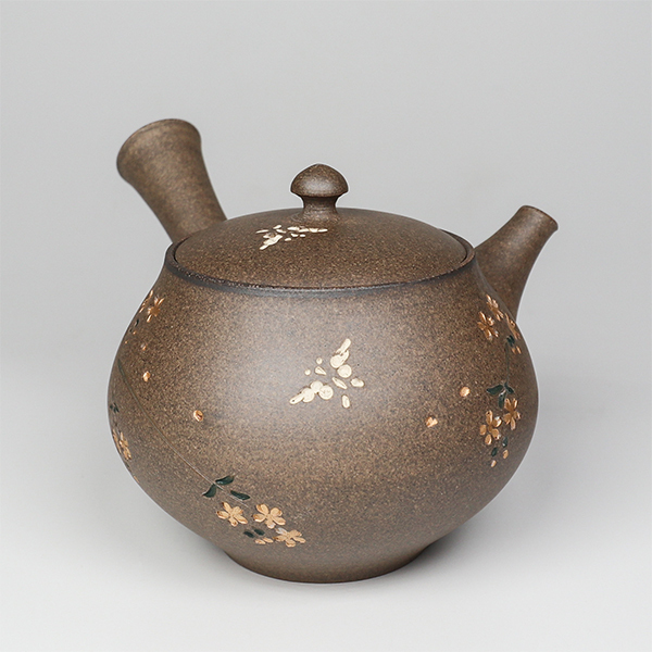 【青峰】燒結金櫻細 橫手急須0.3L