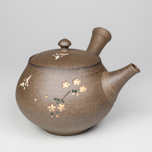 【青峰】燒結金櫻細 橫手急須0.3L