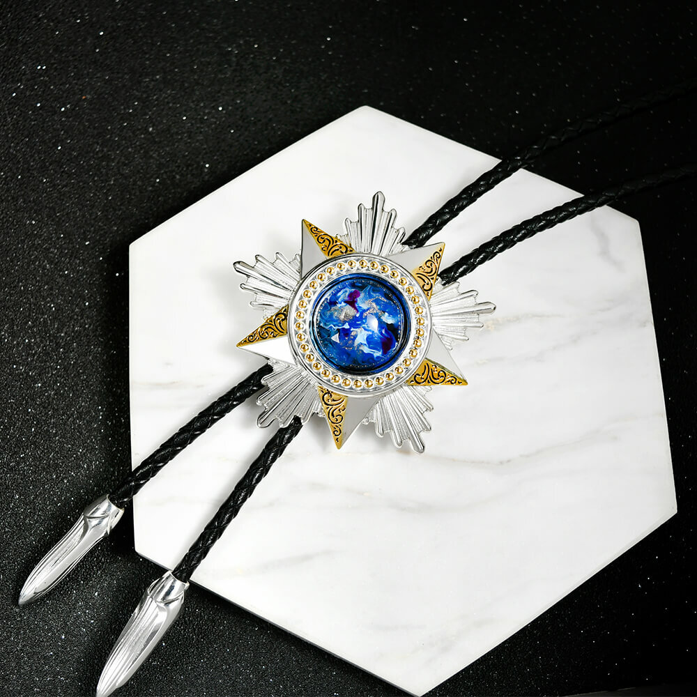 光輝時刻 奢華版 真皮皮繩款 保羅領帶/Bolo Tie/美式領帶 - 限量