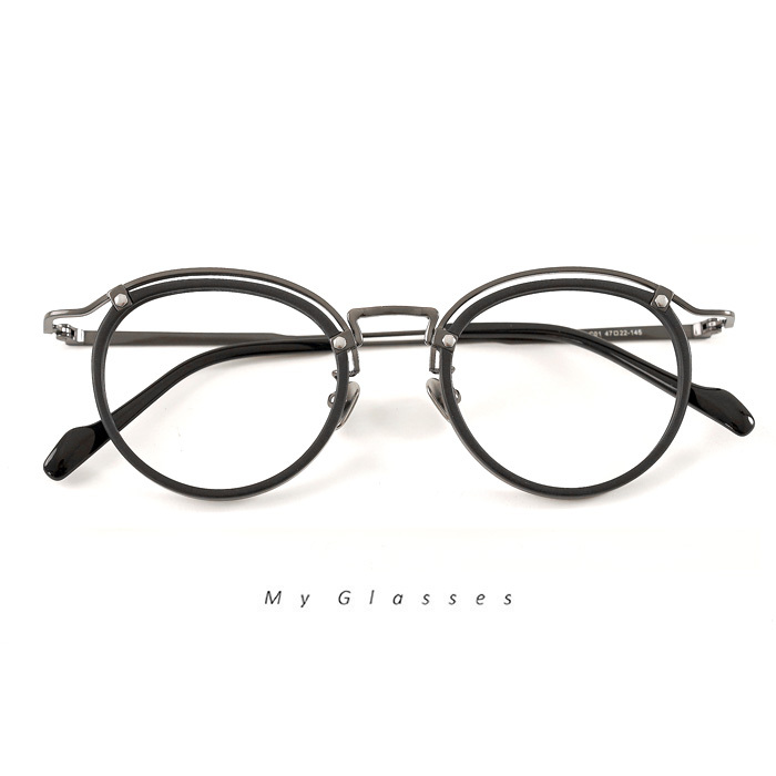 T108純鈦雙層圓框眼鏡