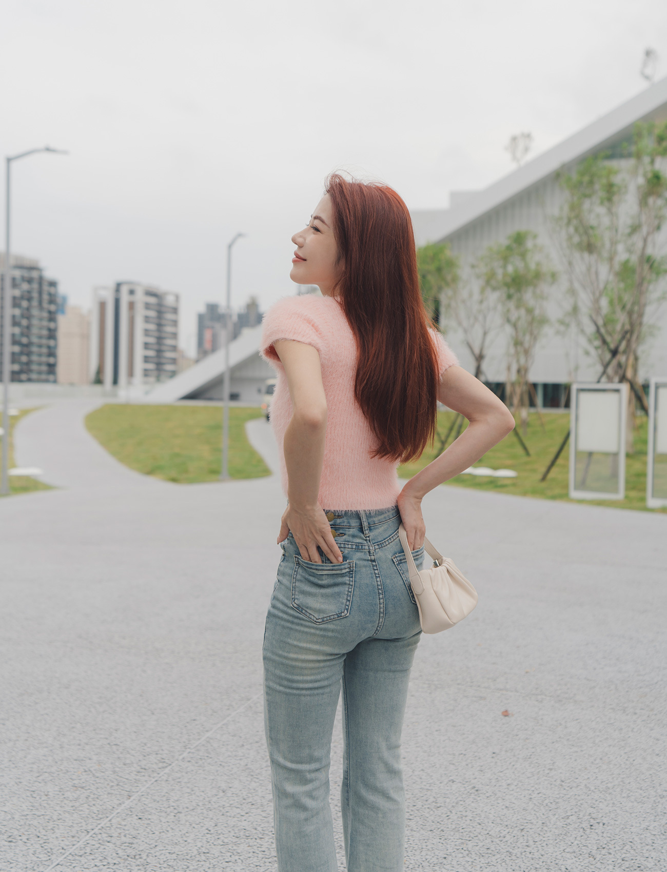 毛絨絨短袖上衣