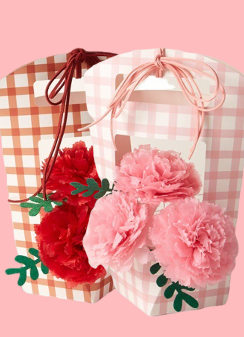 父母親節禮物DIY小花籃材料包  M6265