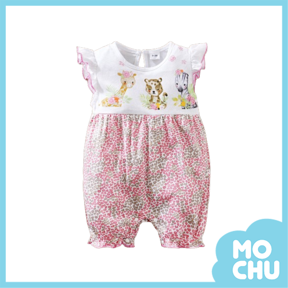 花鹿飛袖連身衣