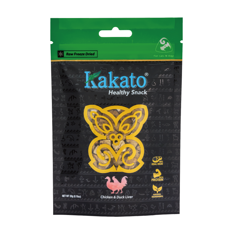 Kakato 凍乾純肉小食 - 雞及鴨肝 20g