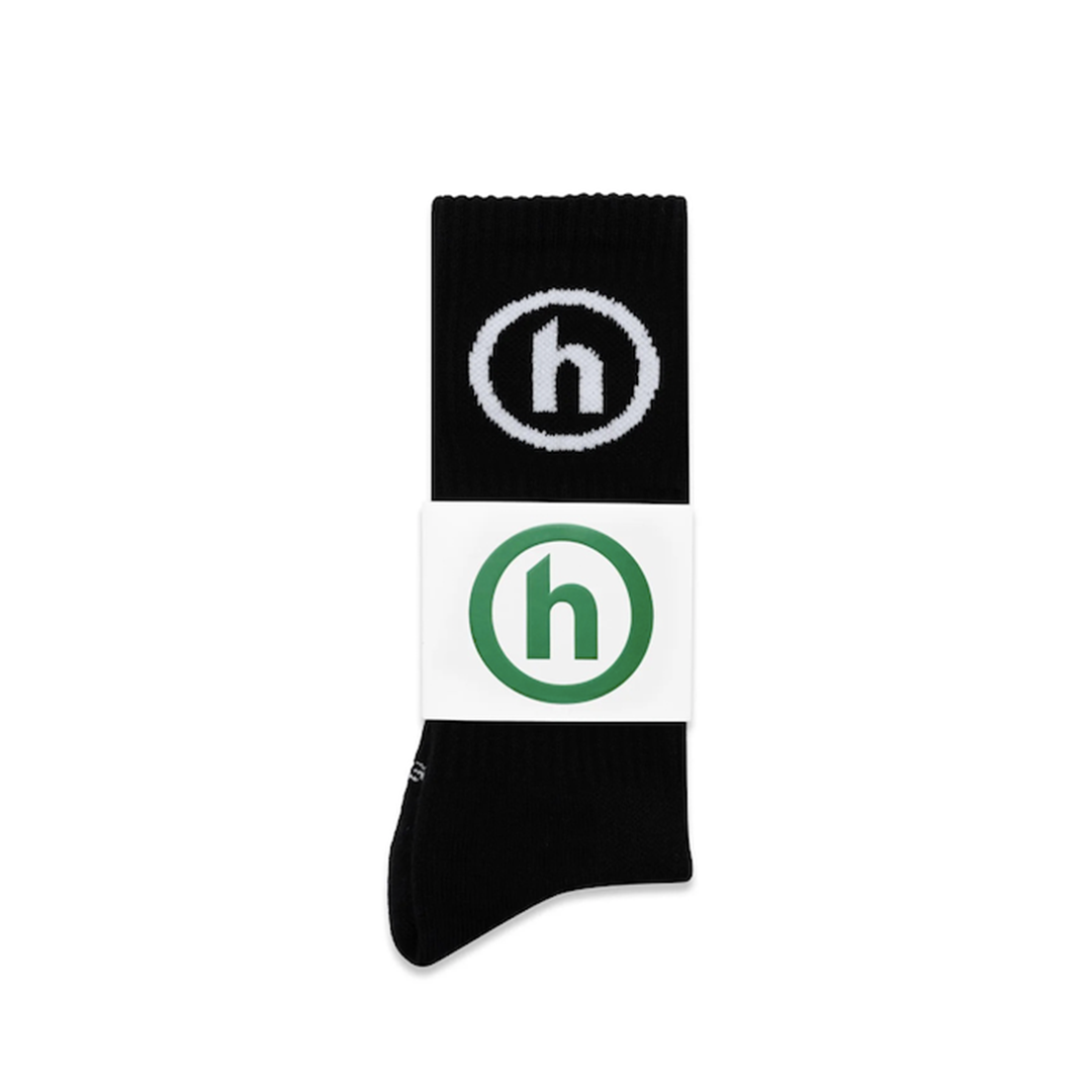 Hidden NY Socks 2.0 白H 長襪黑色| FLOMMARKET