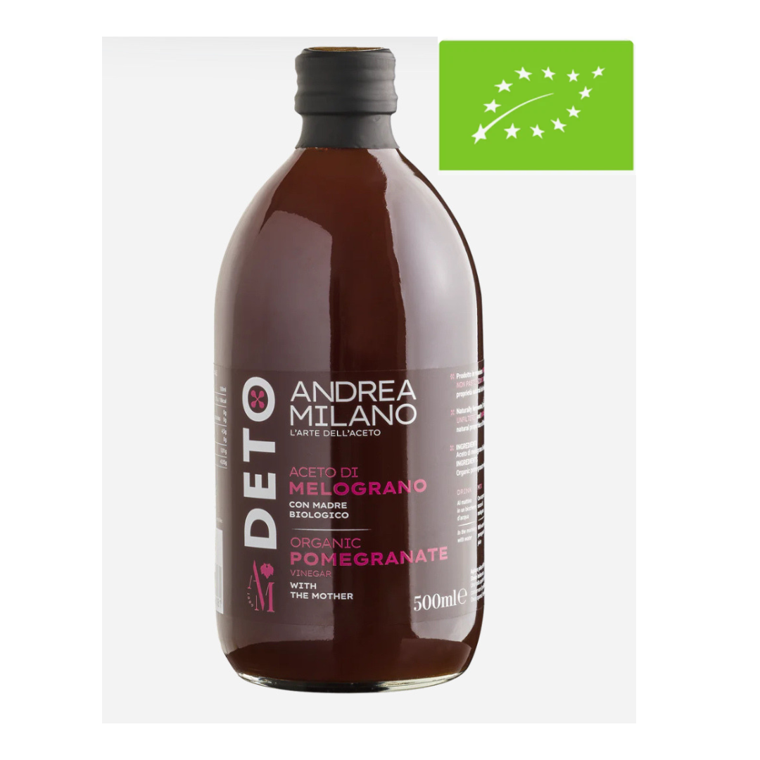 Andrea Milano organic pomegranate vinegar 500ml (best before 30 Nov 2029)