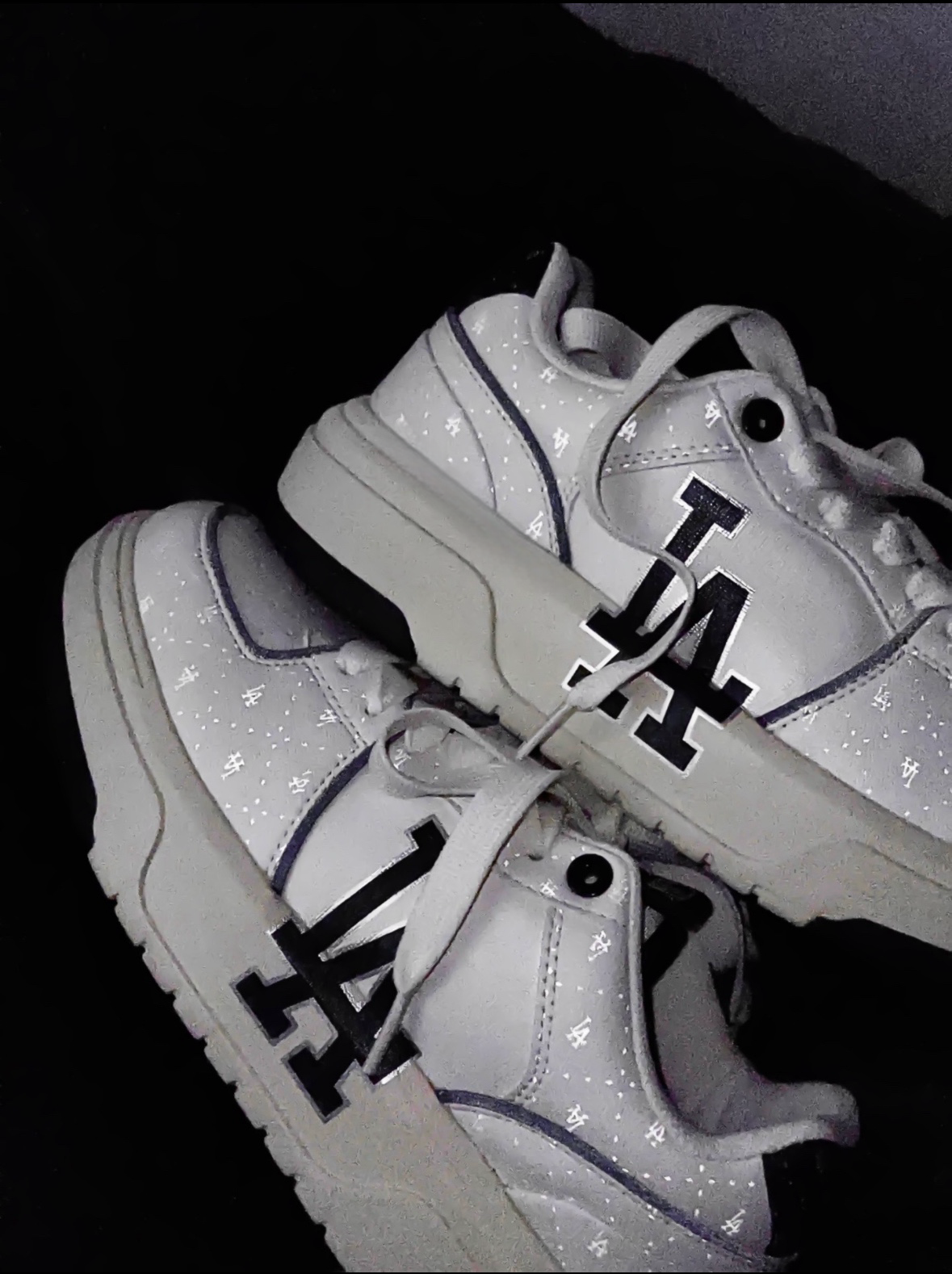 MLB Chunky Liner 洛杉磯道奇隊 海軍藍 反光 滿天星 奶油底 老爹鞋 學長鞋 LA/預購