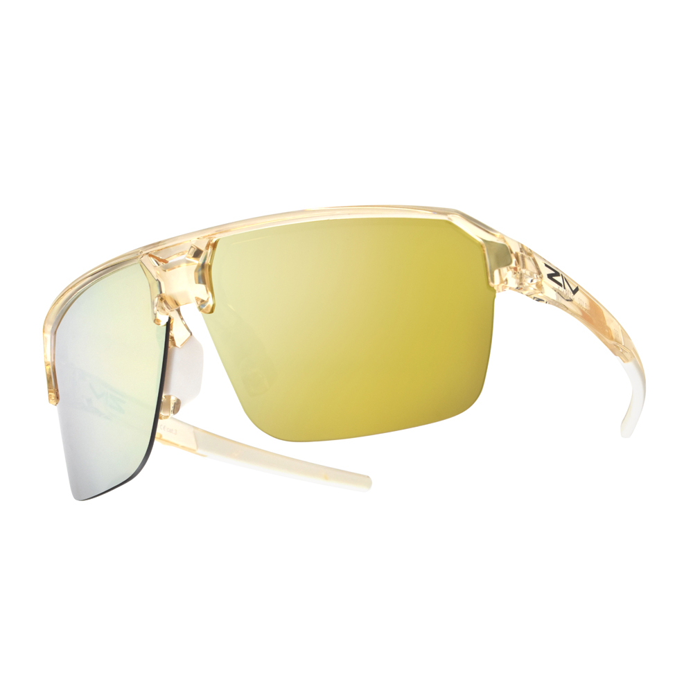 【ZIV】S118 070#197 運動太陽眼鏡 (透明茶框/灰片電金多層鍍膜) EPIC系列♥