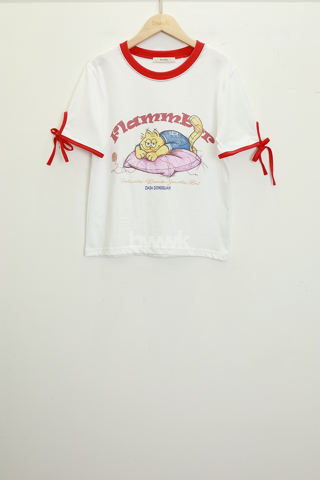 【瑕疵】瞌睡貓滾邊短踢-白