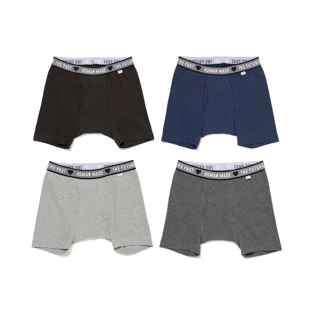 HUMAN MADE HM BOXER BRIEF  字體 內褲 新款 HM27GD121
