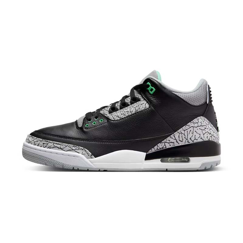 Air Jordan 3 Retro "Green Glow" 爆裂紋 綠光 黑綠 男款 CT8532-031 [台灣現貨]