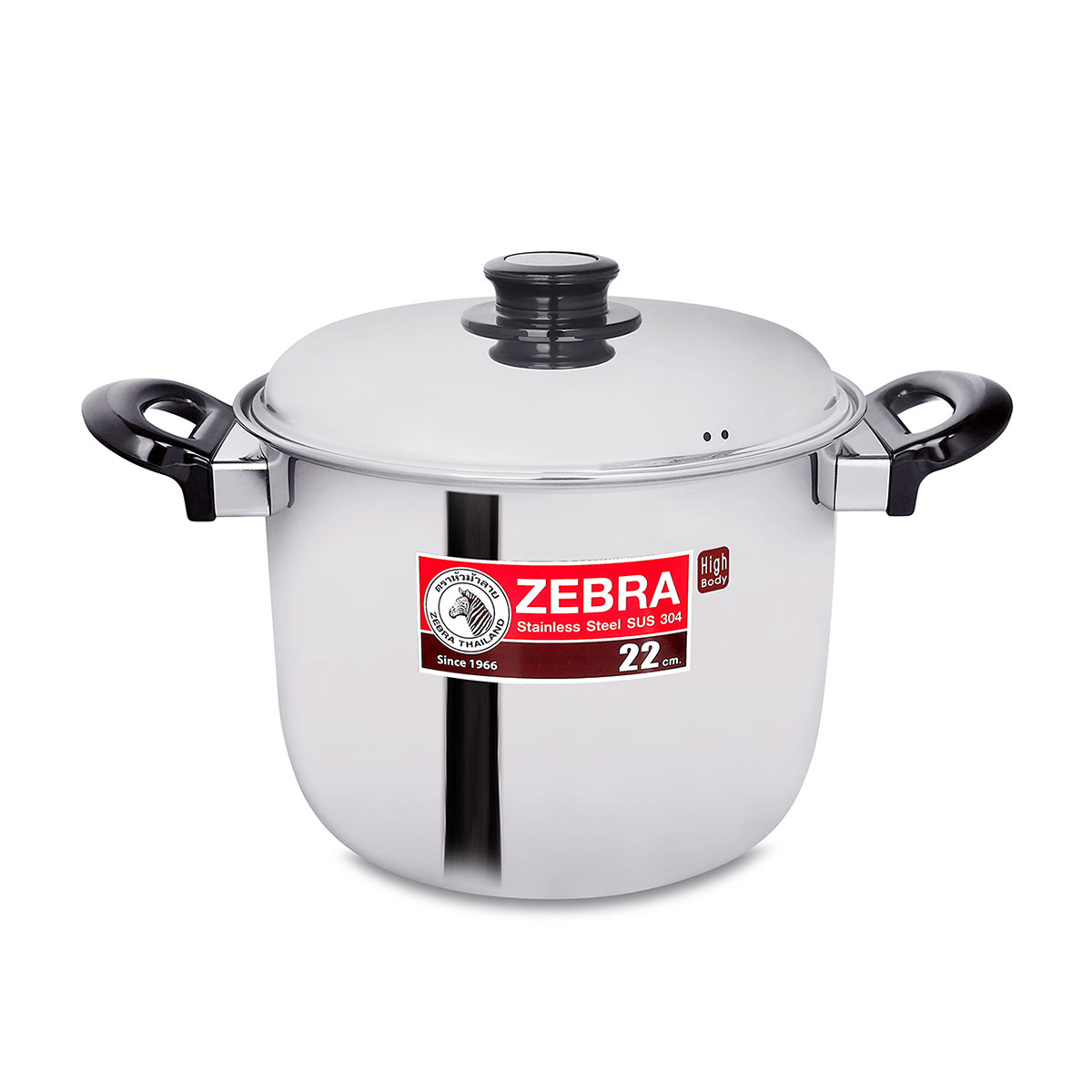 泰國斑馬牌IMAGE 22cm 6L不銹鋼雙柄湯煲 -160-3-93
