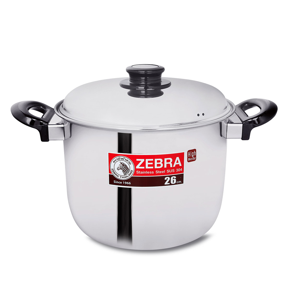 泰國斑馬牌IMAGE 26cm 9.5L不銹鋼雙柄湯煲 -160-3-95