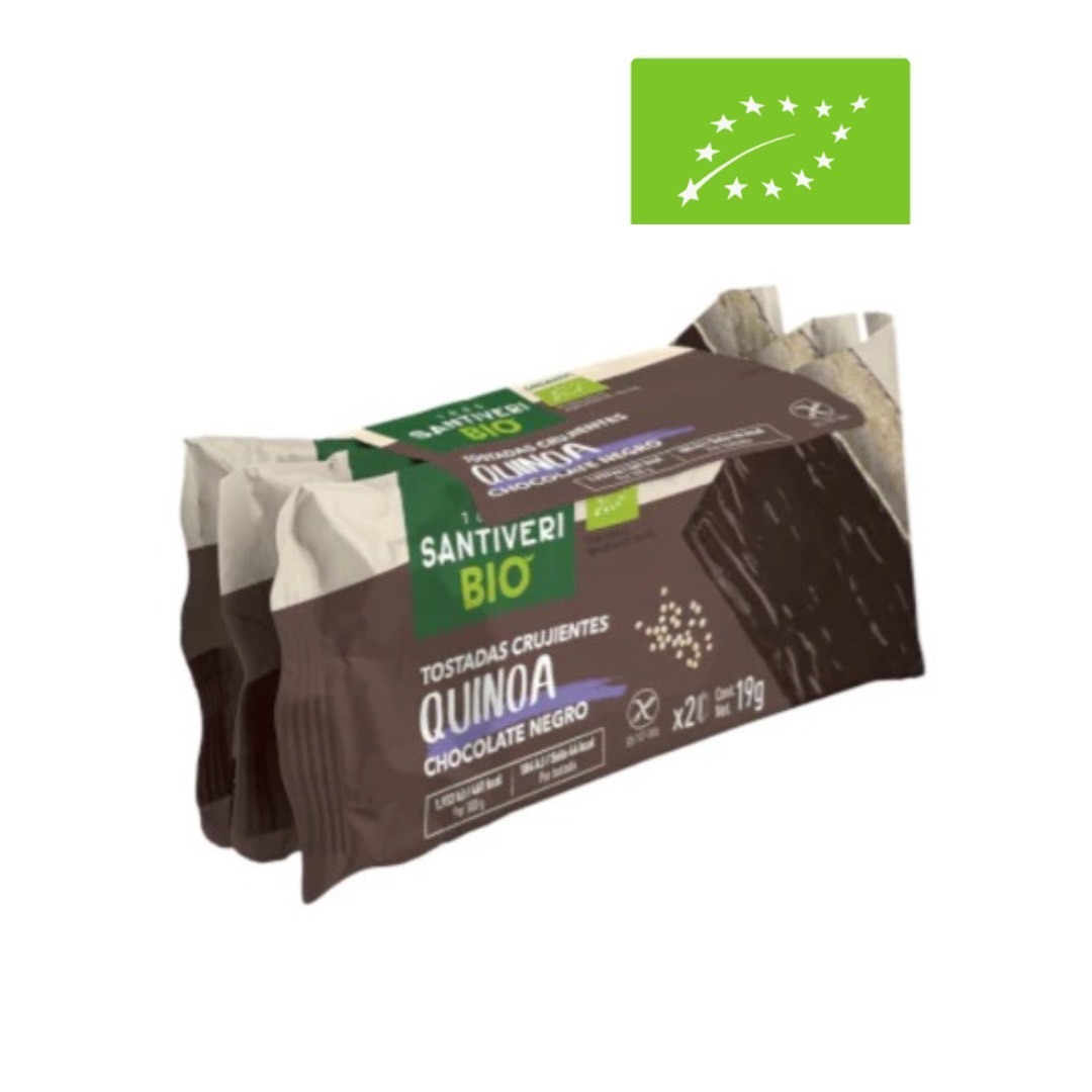 Santiveri 有機黑朱古力藜麥脆片 (最佳食用日期為 2026/5/6)