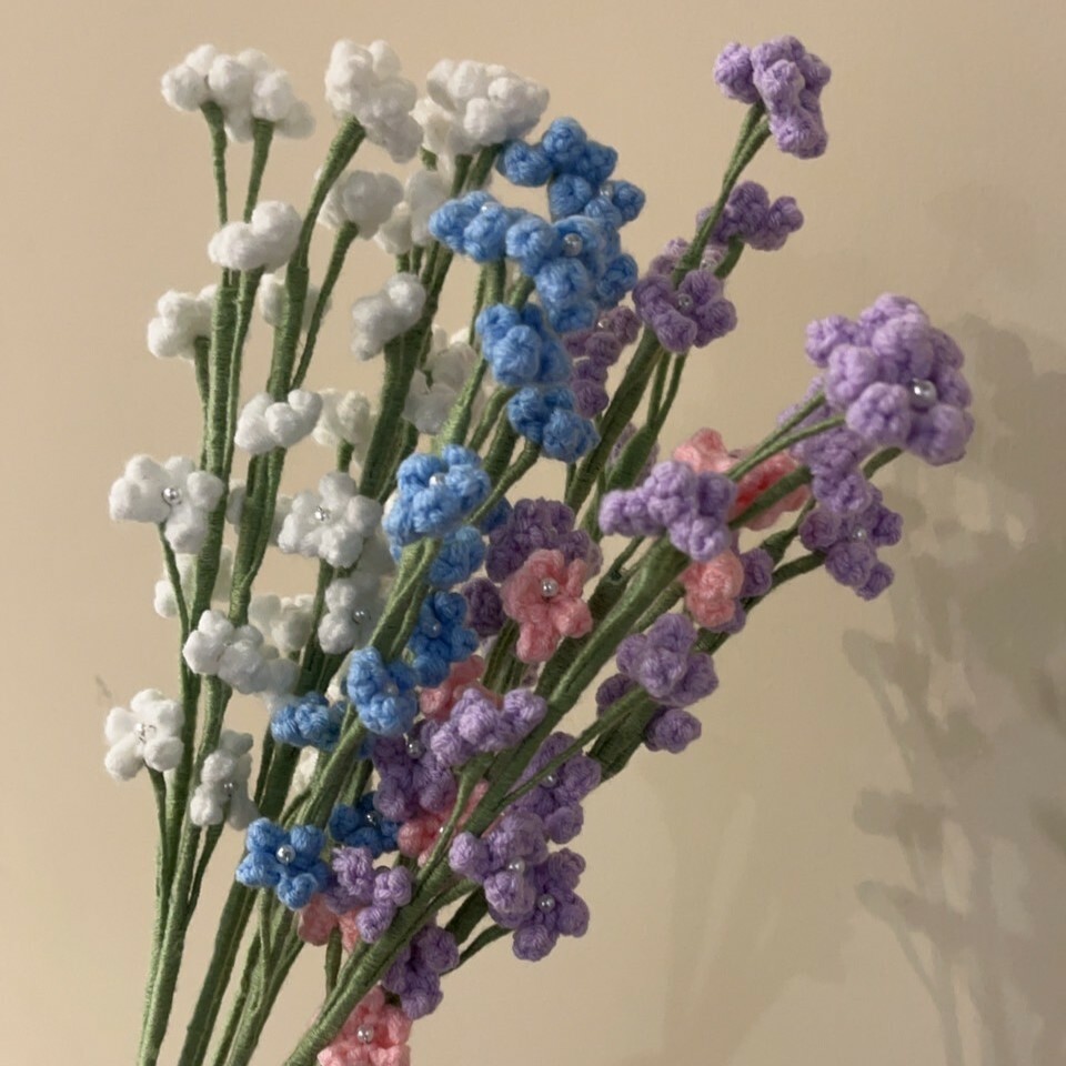 《2460》手工編織滿天星花(單支)