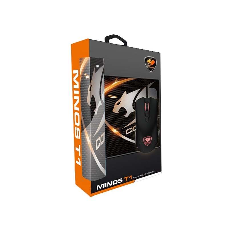 米特3C數位–COUGAR 美洲獅 MINOS T1 最強電競組合 電競滑鼠+鼠墊