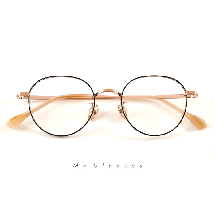 T150純鈦經典小圓框眼鏡