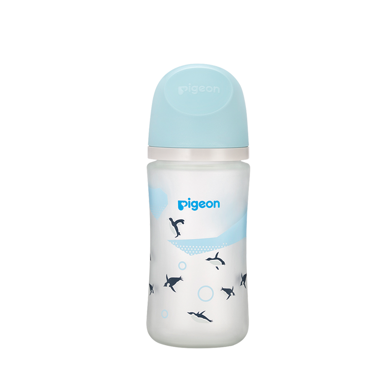 Pigeon 貝親 第三代母乳實感矽膠護層奶瓶240ml