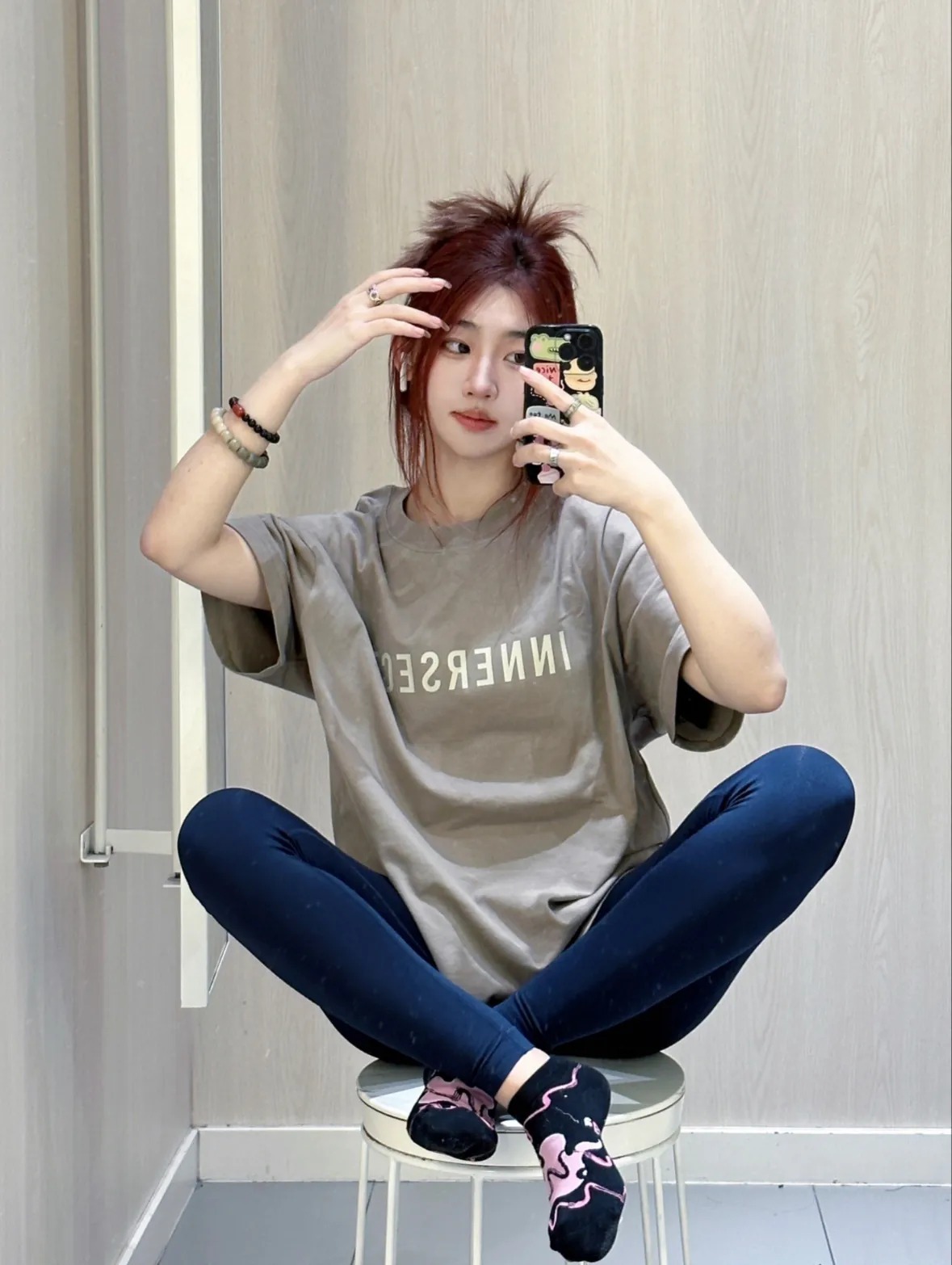 【代購】INNERSECT X FOG JERRY LORENZO  陳冠希 三生萬物 循環圖標短T