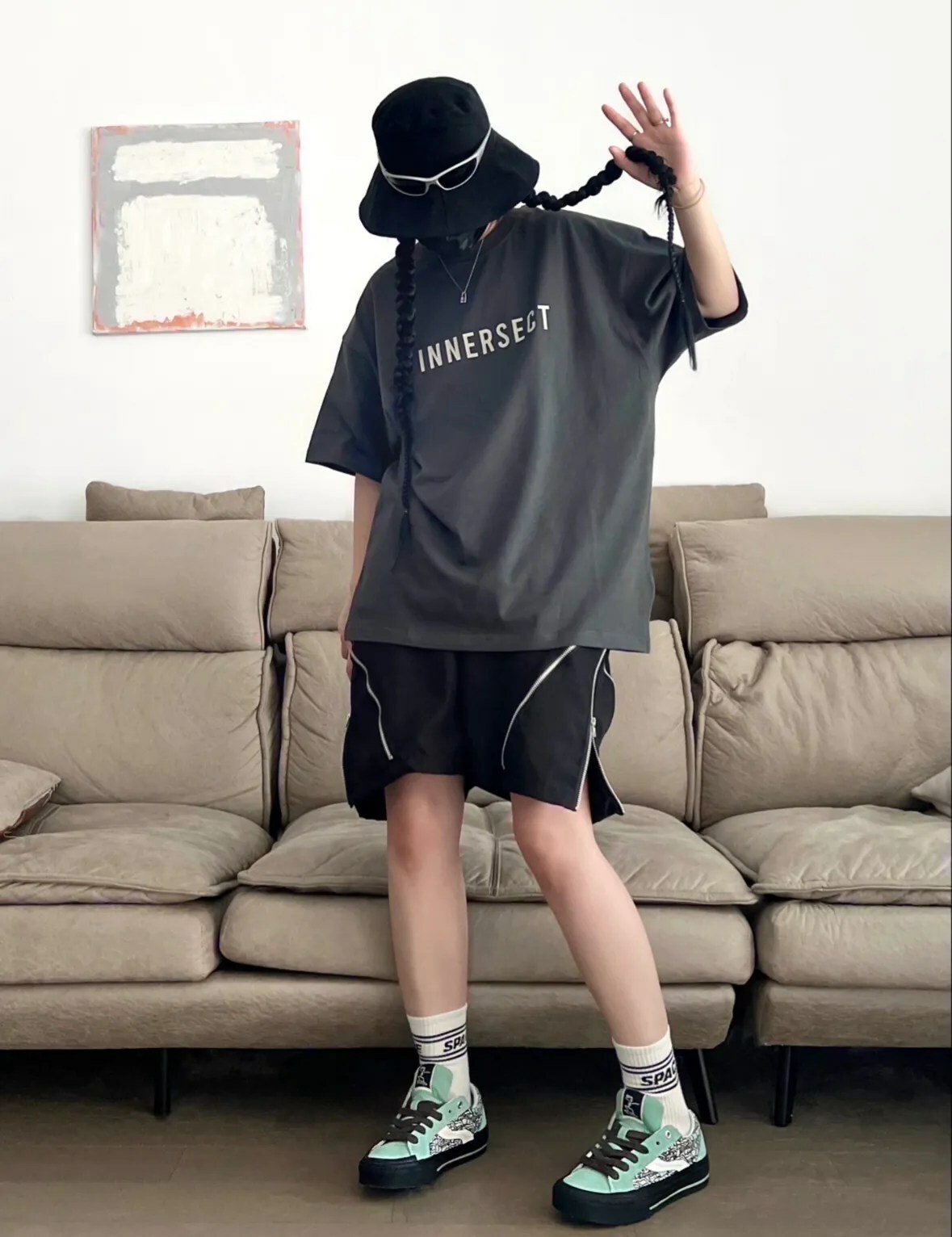 【代購】INNERSECT X FOG JERRY LORENZO  陳冠希 三生萬物 循環圖標短T