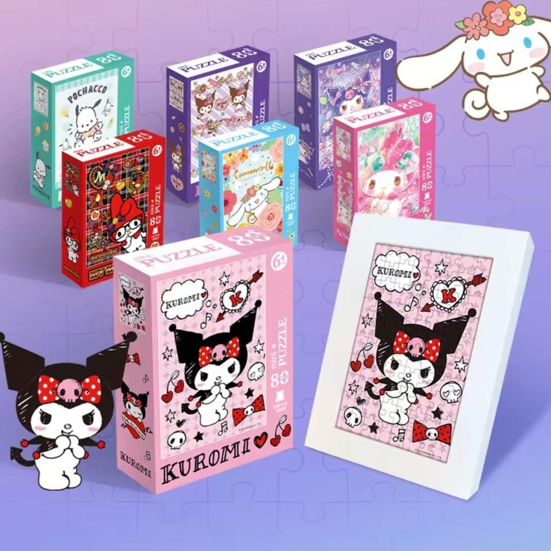 Sanrio卡通DIY手工拼圖相框