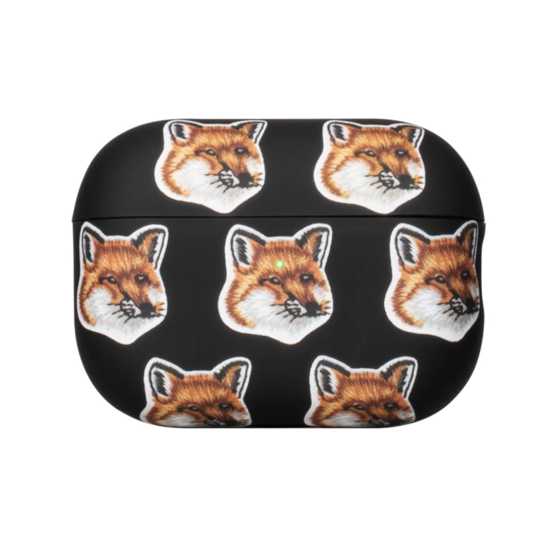 【MAISON KITSUNE】ALL OVER FOX HEAD Case for AirPods Pro2 Native Union x Maison Kitsune Airpods Case| Singapore Local
