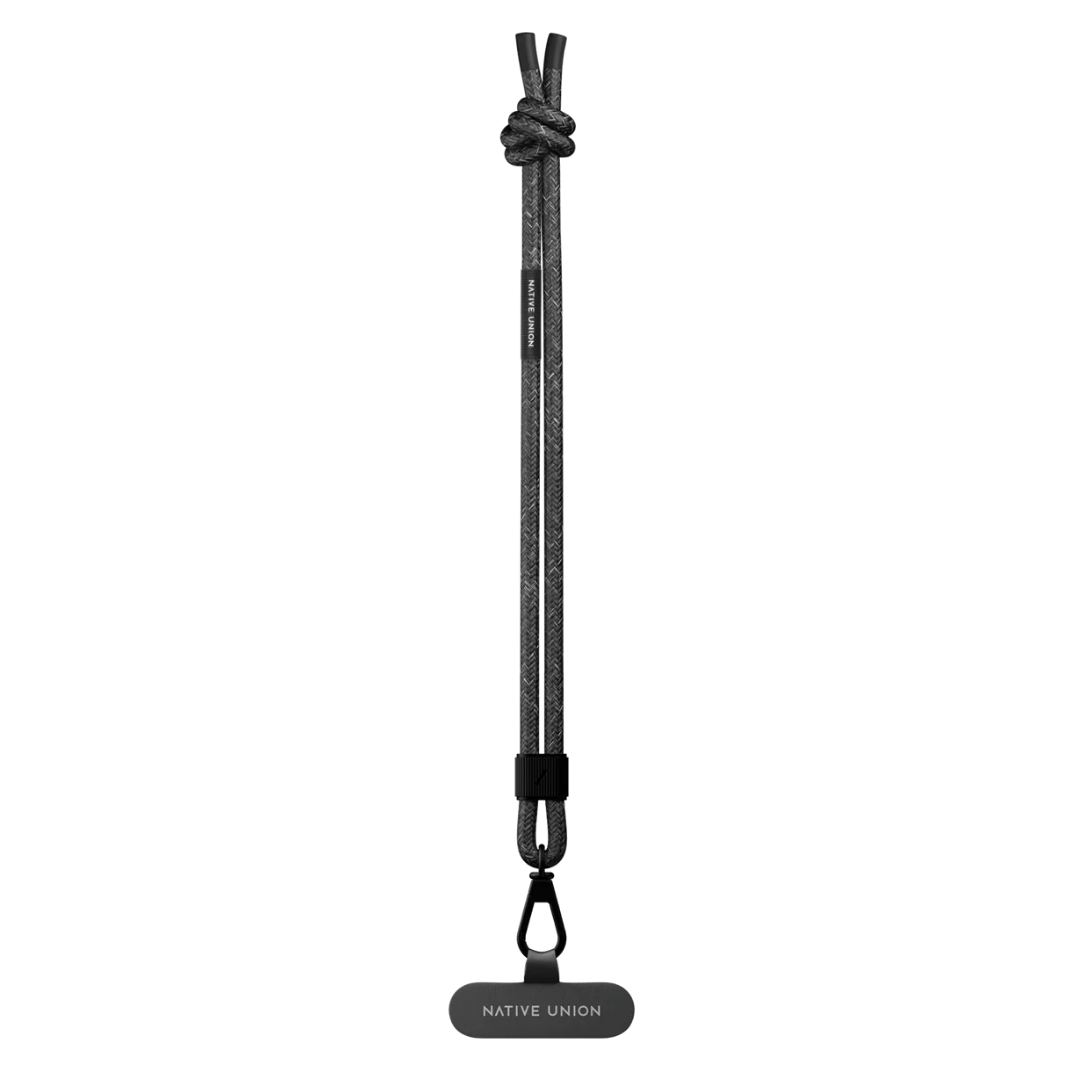 編織手腕掛繩 - 石墨黑