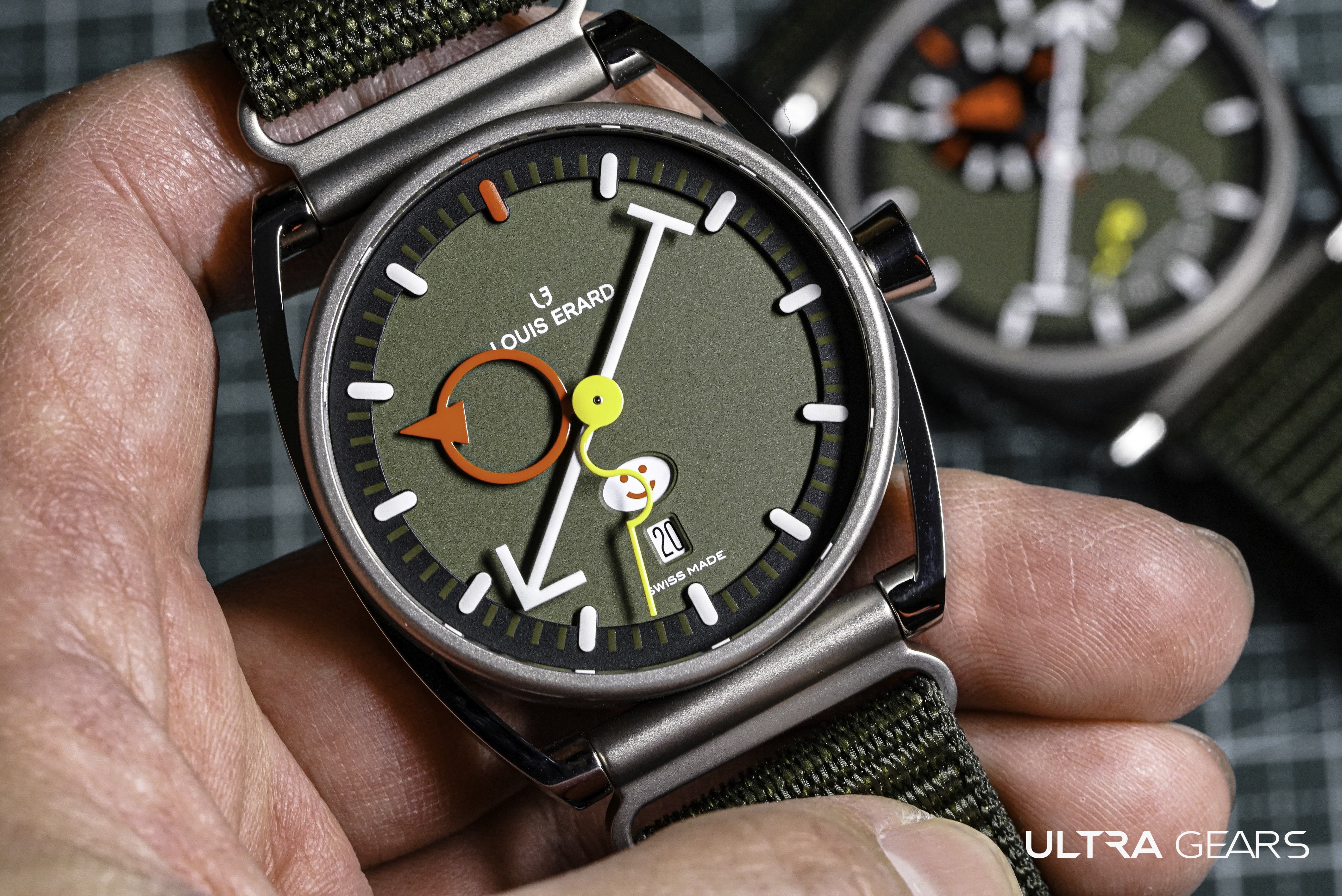 聯名款 Collaboration｜La Semaine Louis Erard x Alain Silberstein Khaki日期星期腕錶