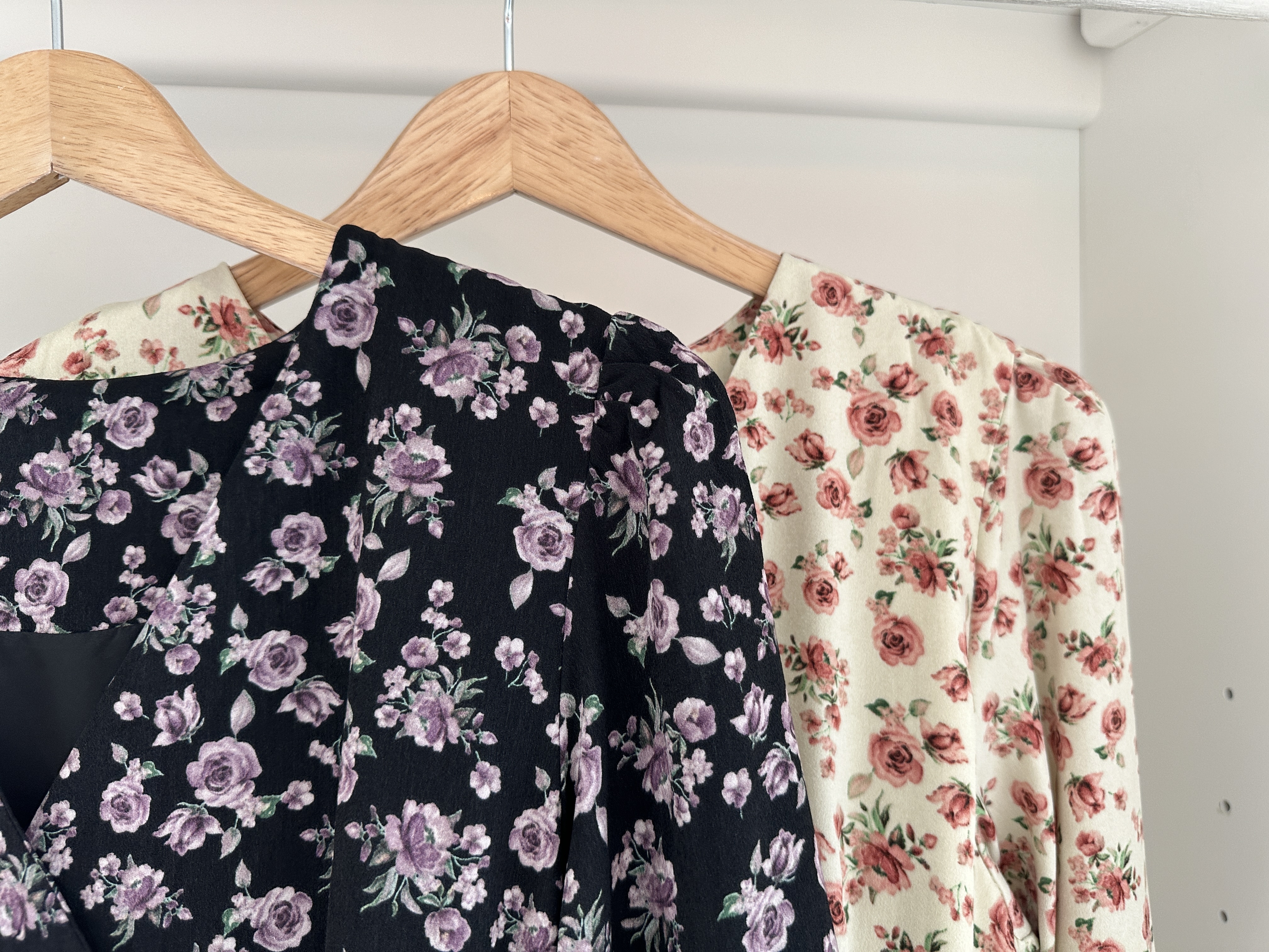 L/SLEEVE FLORAL LONG DRESS