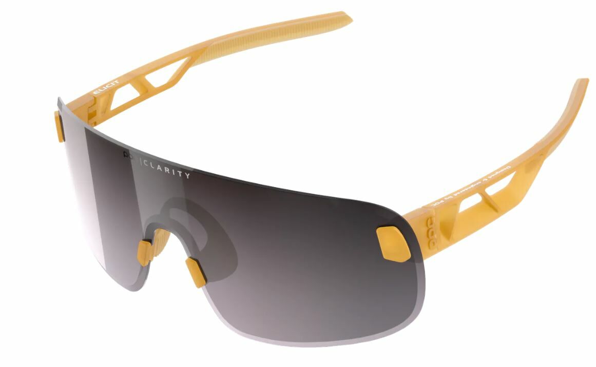 【POC】輕量風鏡 Elicit 半透橘鏡架/紫銀鏡片