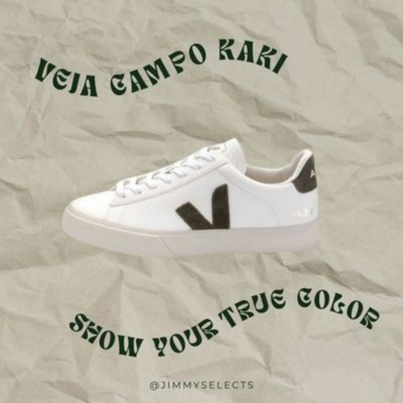 【代購】VEJA CAMPOKAKI王室小a白鞋CP0502347A