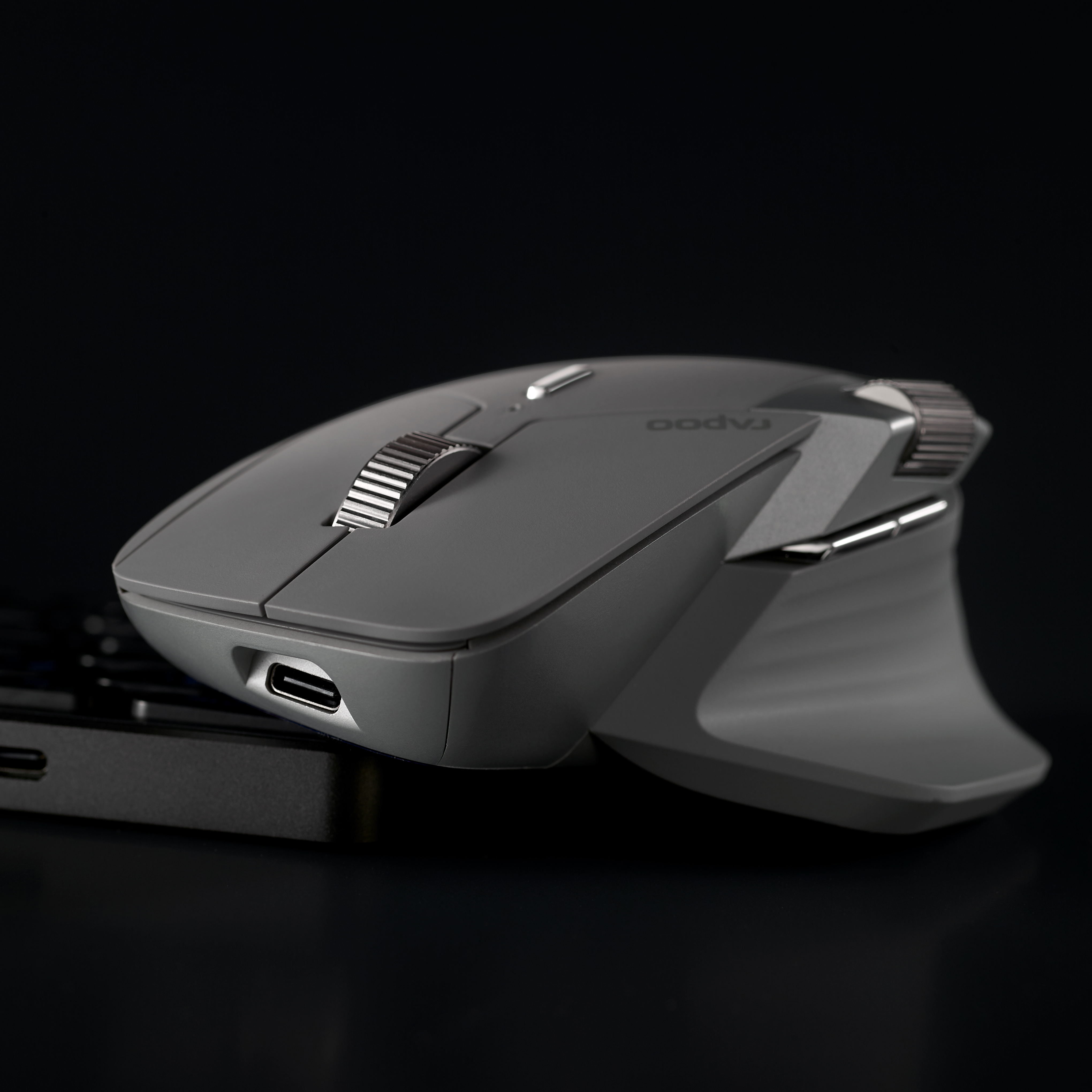 RAPOO - MT760 跨裝置無縫傳輸文件多模式無線靜音大手人體工程滑鼠 藍牙/2.4G