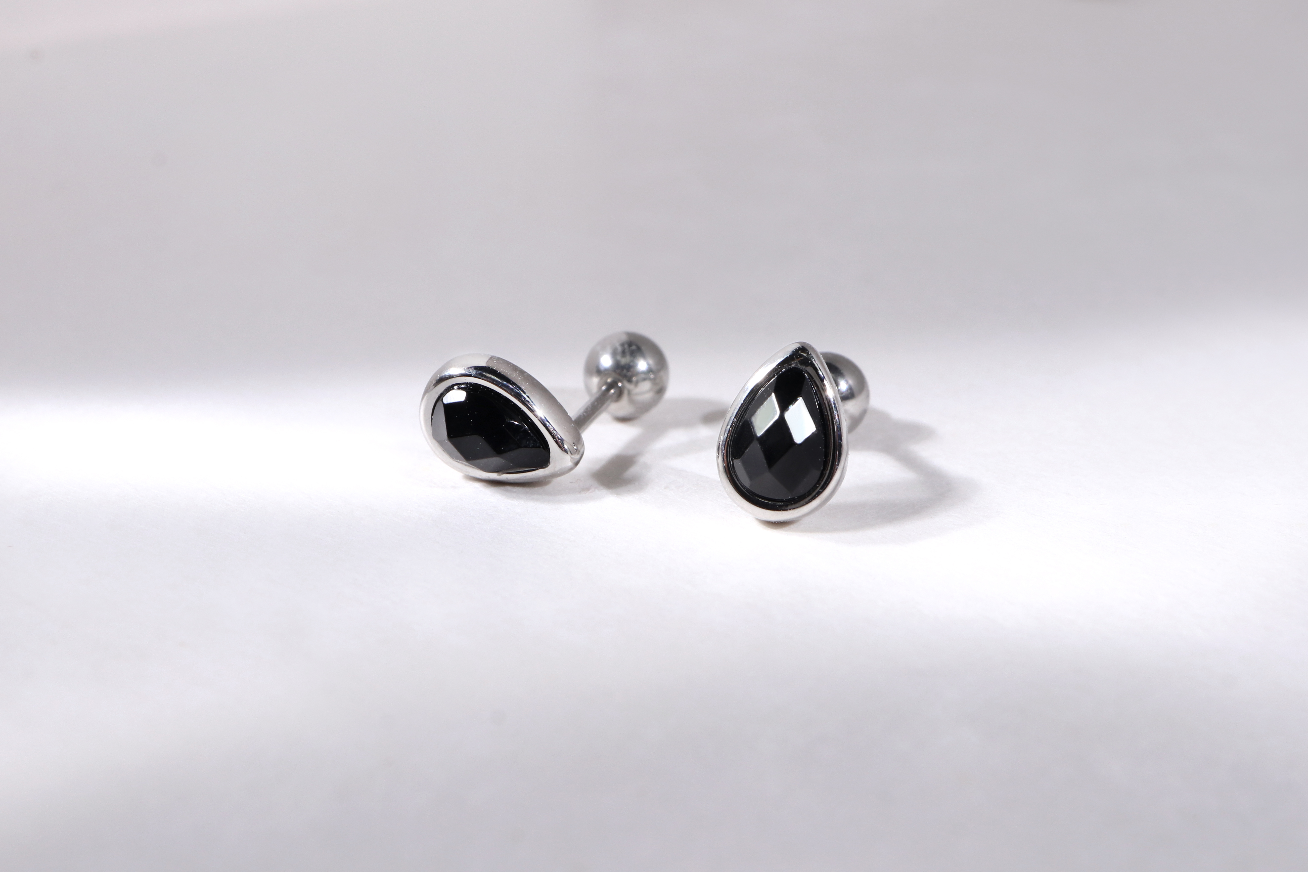 露水黑瑪瑙耳環｜Miestilo Jewelry設計師輕珠寶品牌｜舒飾質感每一刻
