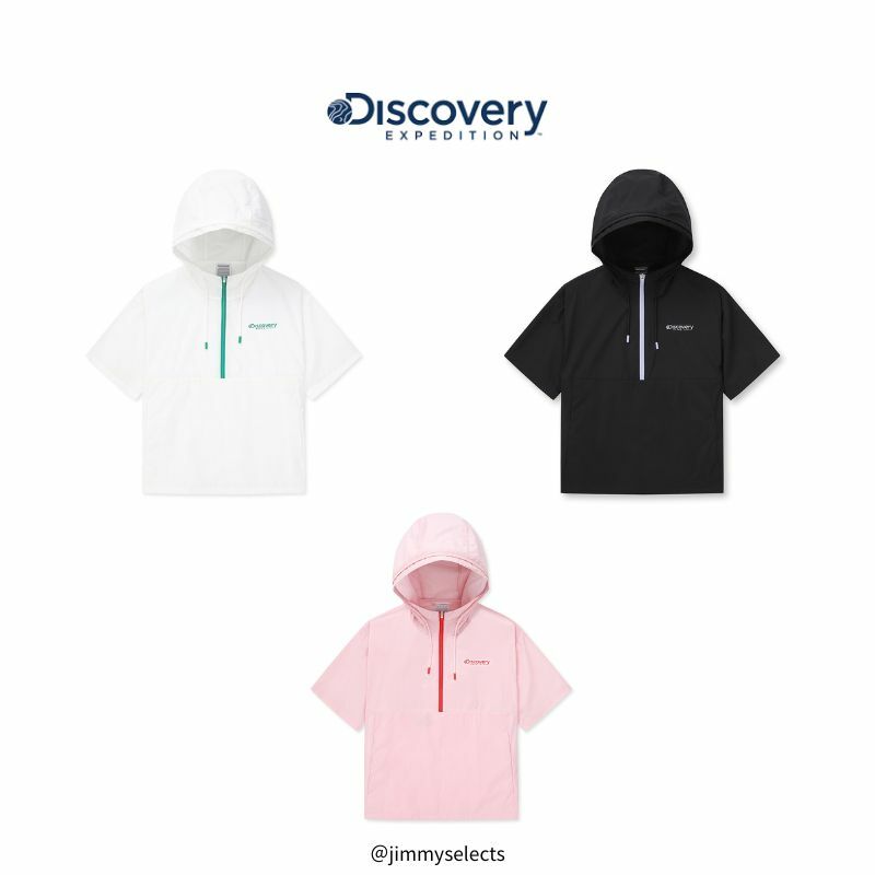 【代購】Discovery 拉鍊短袖帽T