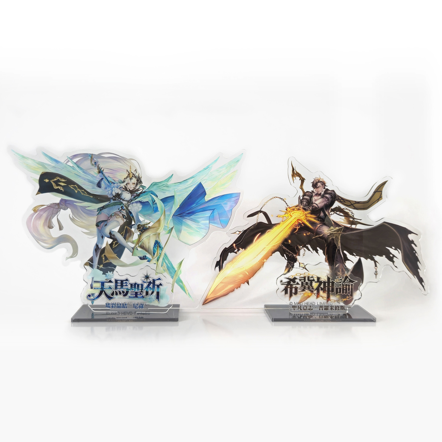 《神魔之塔》黑金角色壓克力套裝組（尼祿＆普羅米修斯）