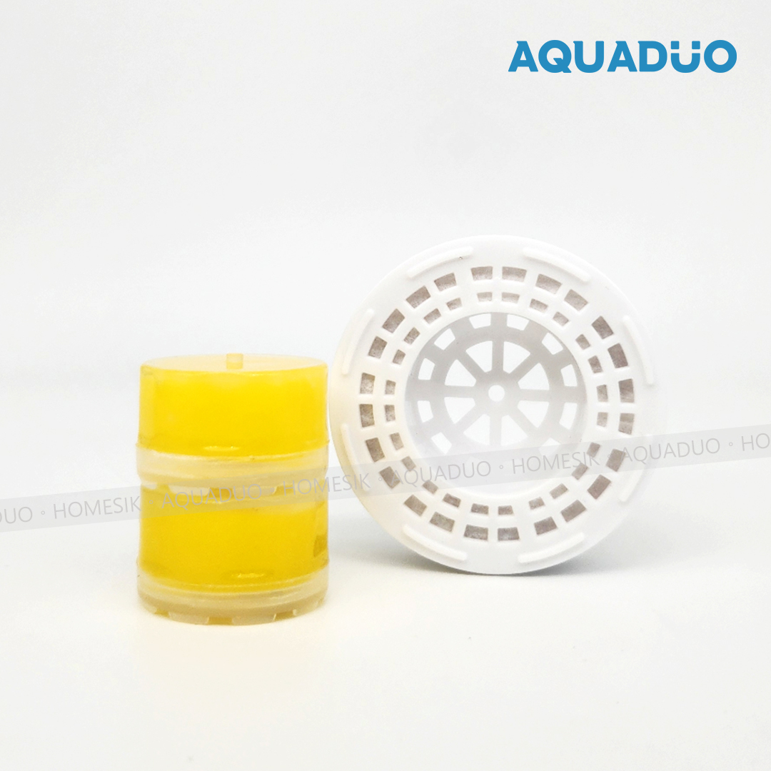 AQUADUO 除氯抗菌維他命花灑頭濾芯 1件裝 (連檸檬維他命濾芯2件) 580VT-RF