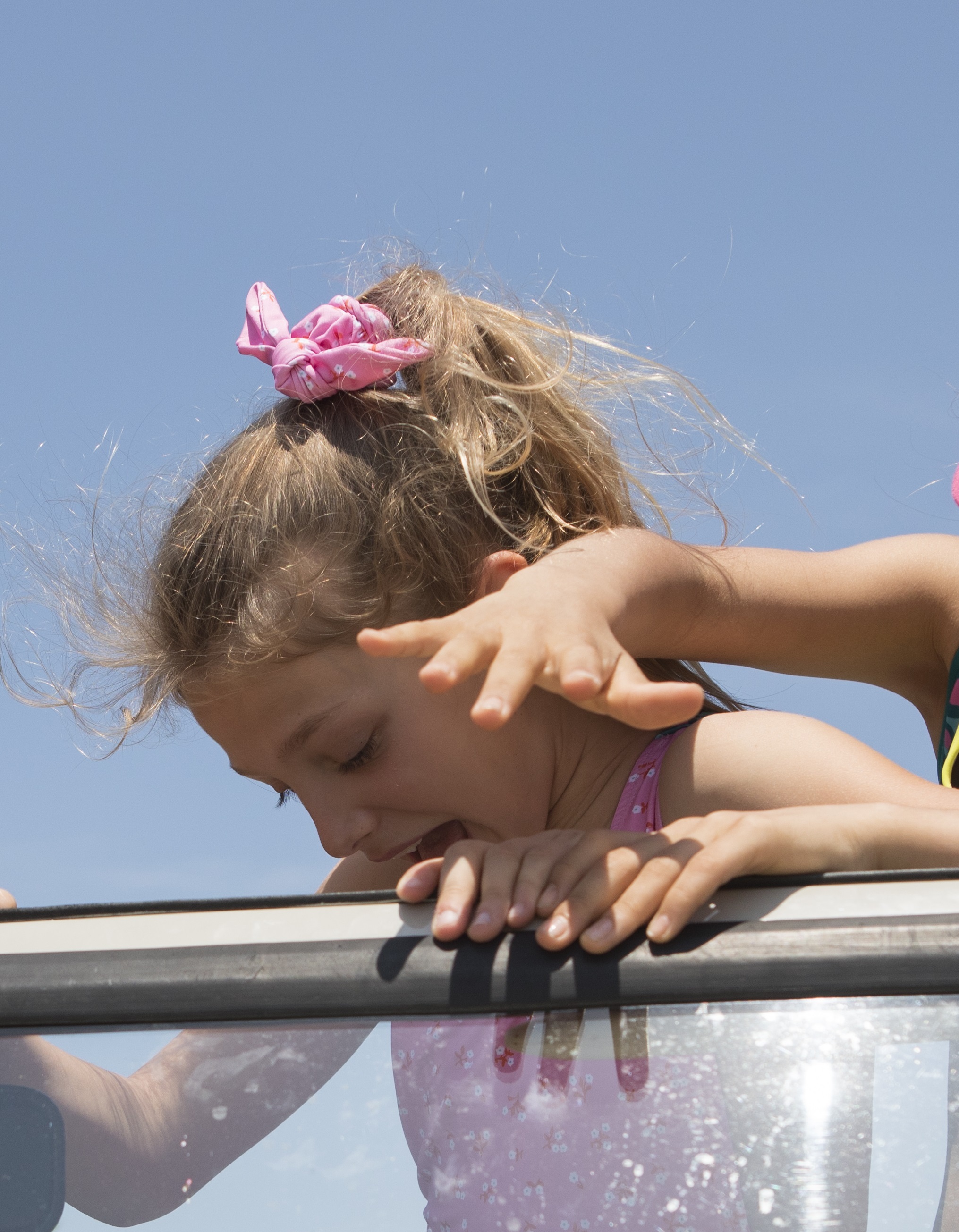 〖 Paper Boat 〗粉紅花園髮圈
