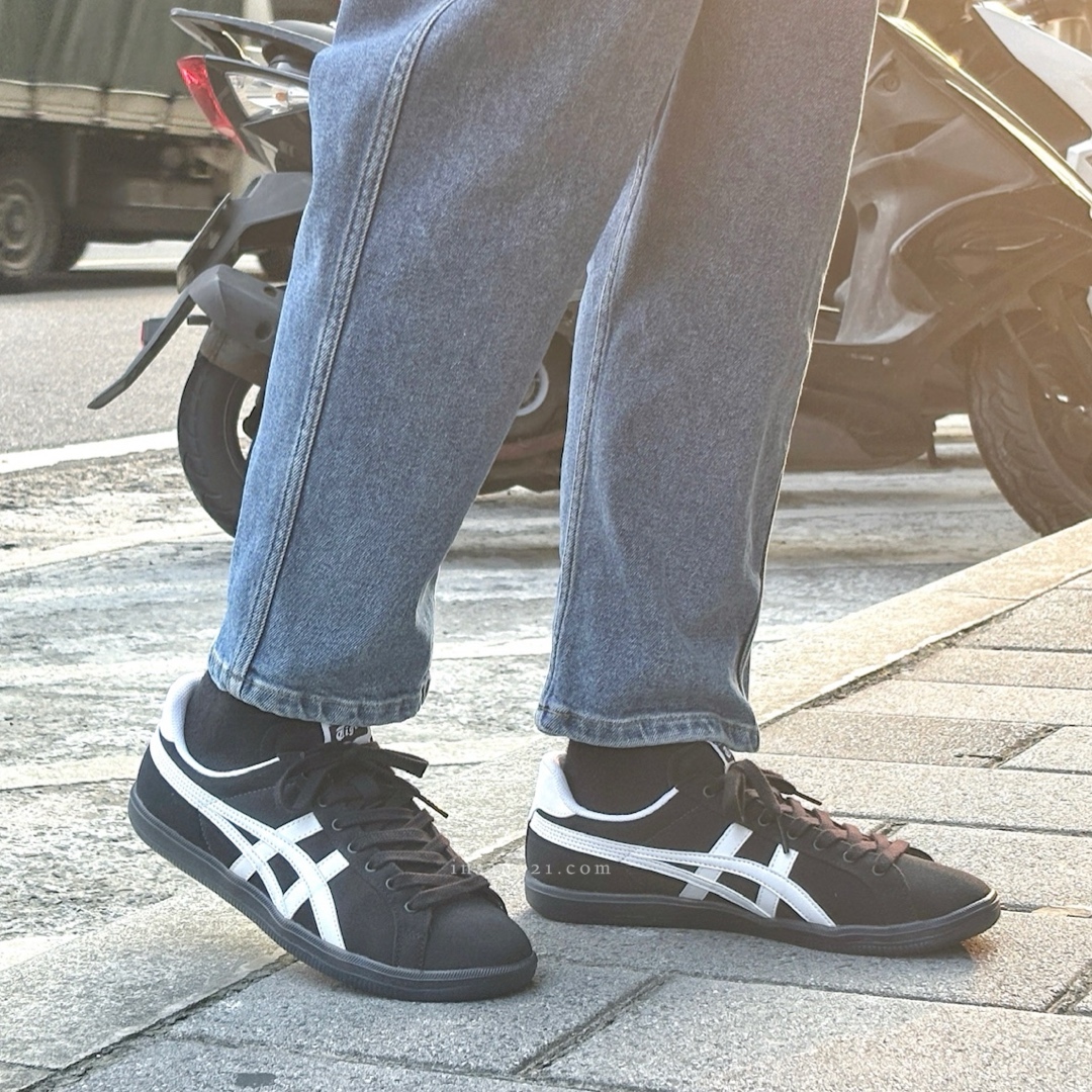 ONITSUKA TIGER 鬼塚虎DD TRAINER 黑白 休閒運動鞋 1183B479-001