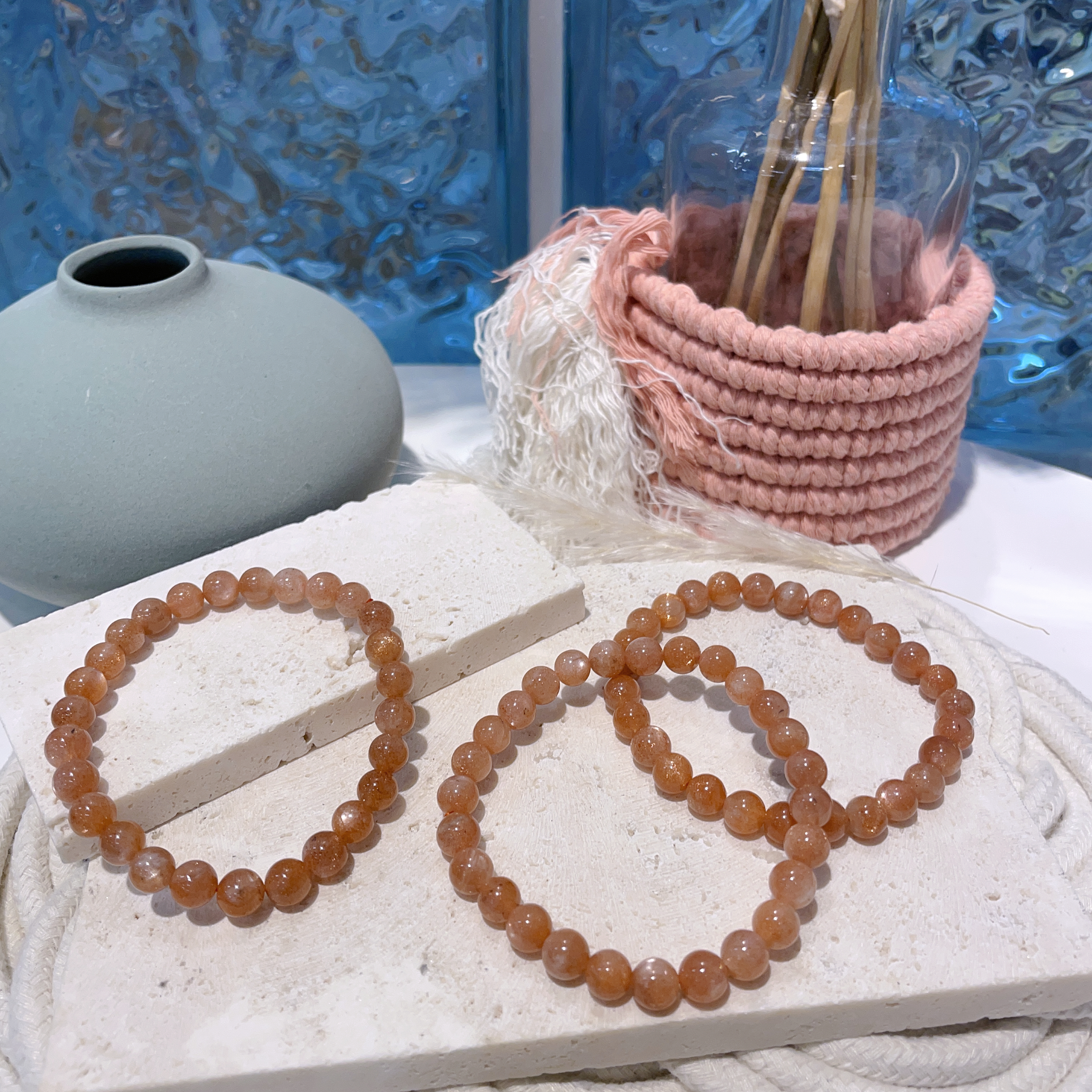 金沙橙月亮手串 6mm