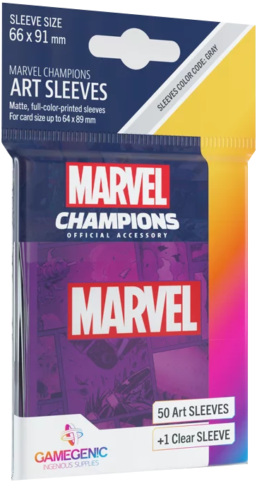 GAMEGENIC MARVELChampions Art Sleeves - Marvel Purple