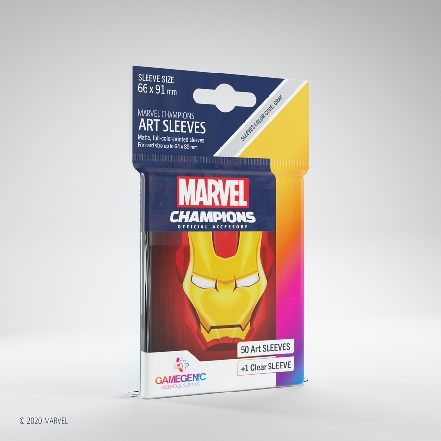 GAMEGENIC MARVEL CHAMPIONS ART SLEEVES IRON MAN 