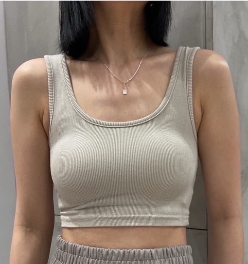 寬肩短板 Bra top