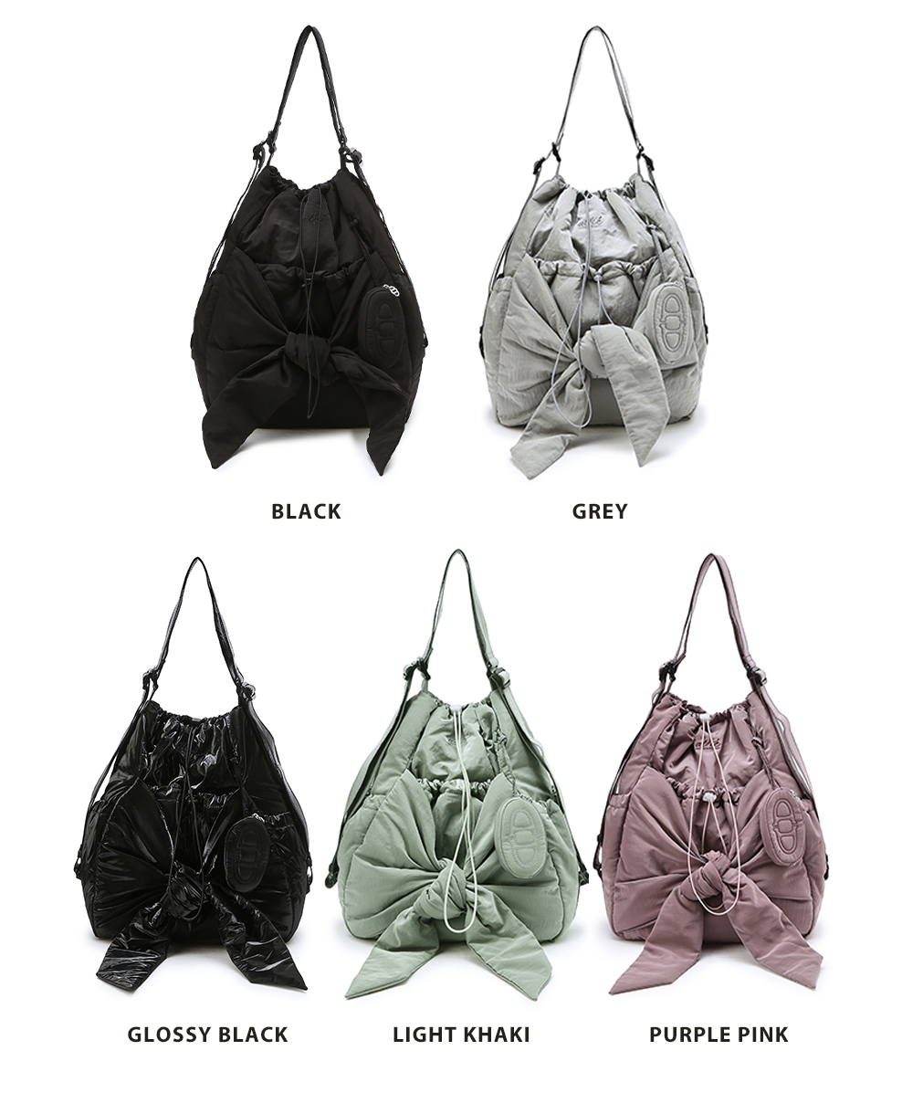 ●ATHE VANESSABRUNO●RIBBON BACKPACK&SHOULDER BAG(L) 2WAY Athe Vanessabruno Ribbon 2way Backpack&Shoulder Bag - [