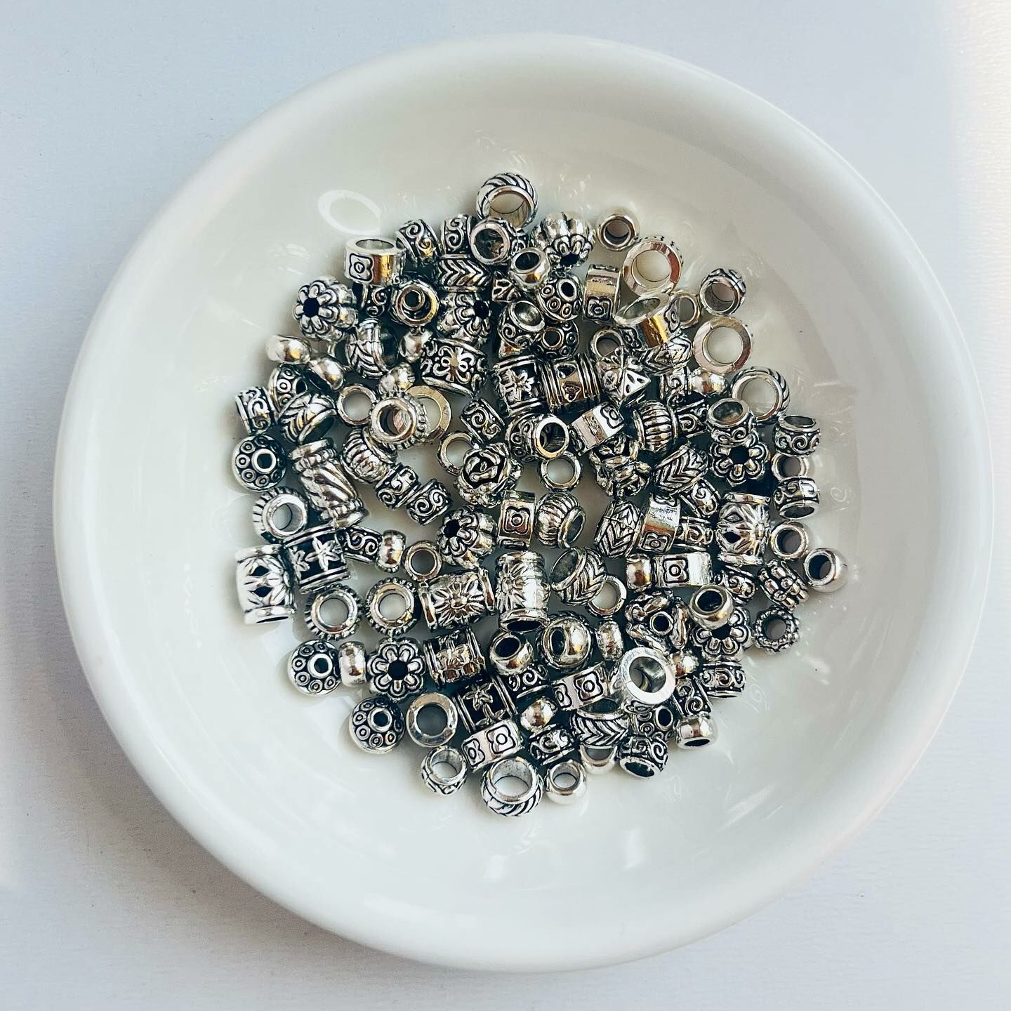 [原石] 藏銀串珠配件包 水晶手串隔珠