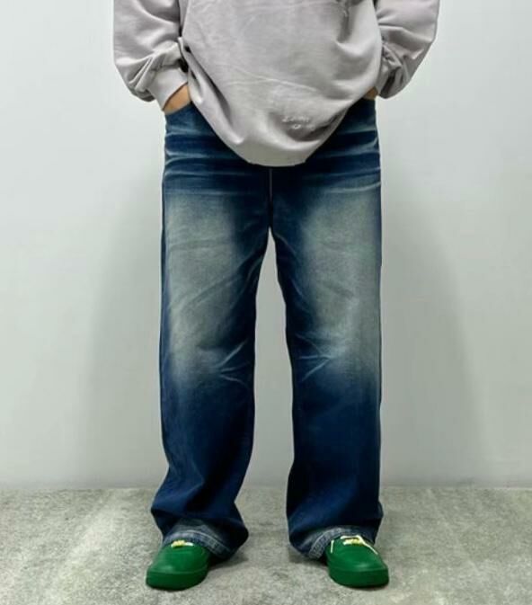 洗水鬆身牛仔褲 J725