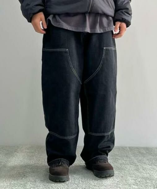 淨色鬆身牛仔褲 P2711