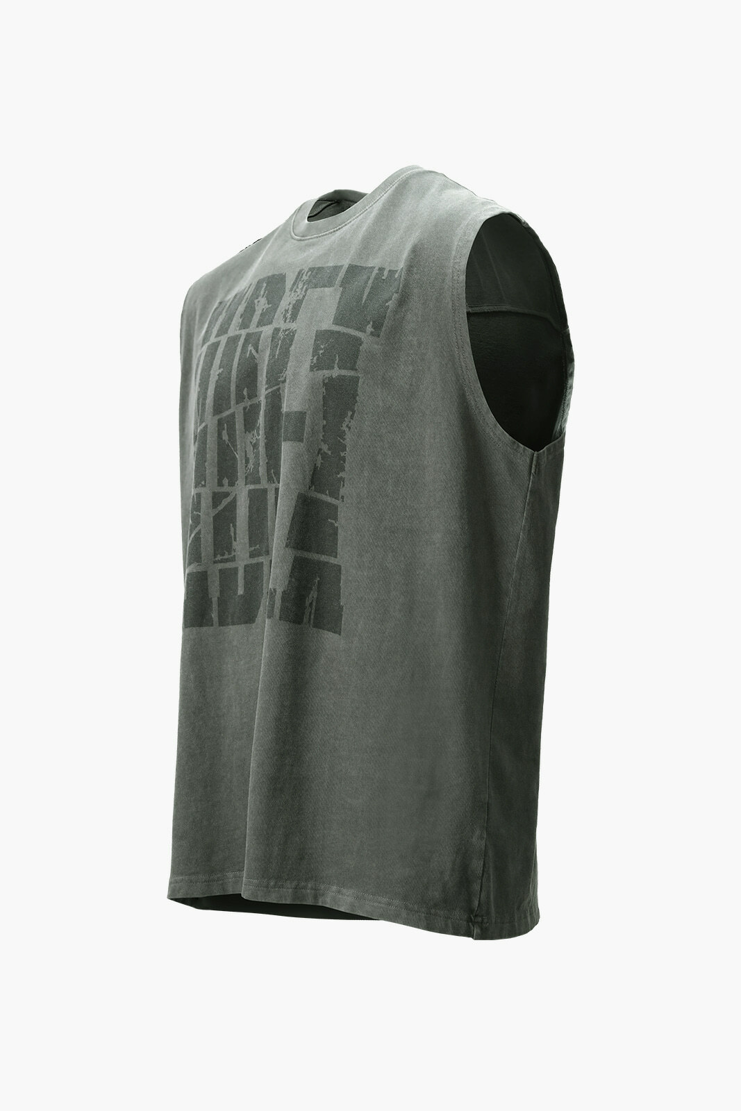 HDEX Breaking Pigment Sleeveless - KHAKI